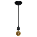 Ver imagem 3 de Fio Pendente Caroá 1,5M E27 Bivolt Ponta Com Rosca - Preto
