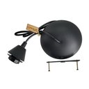 Ver imagem 4 de Fio Pendente Caroá 1,5M E27 Bivolt Ponta Com Rosca - Preto