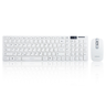 Kit Teclado e Mouse sem Fio WIRELESS2.4GHZ SLIM Branco - 1
