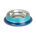 Ver imagem 1 de Comedouro Inox Dual Azul G 850ml para Pets - Germanhart