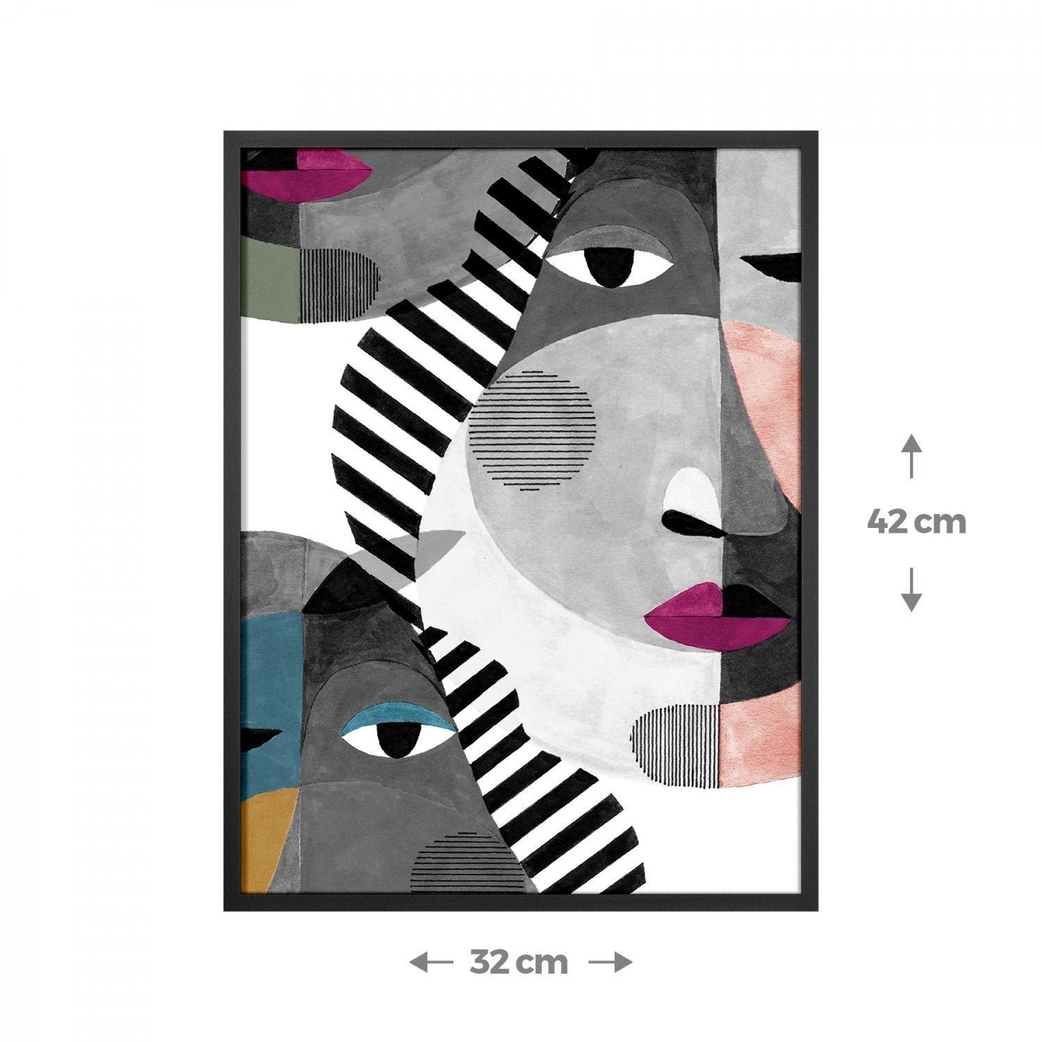 Quadro Arte com Vidro 32x42cm Belchior - 2