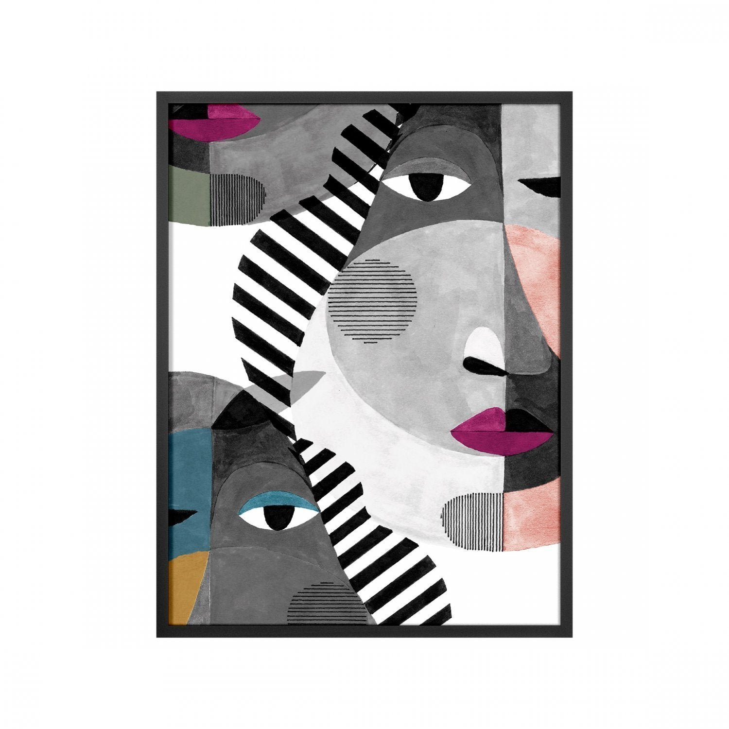 Quadro Arte com Vidro 32x42cm Belchior - 1