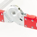 Ver imagem 3 de Escada Articulada Multifuncional 16 Degraus 4x4 Vermelho Escarlate