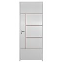 Ver imagem 1 de Porta de Madeira Semi-oca Primer Atenas Frisada Bat.11 Cm Eco Fech. Ext Modena. -210x92 Lado Direito