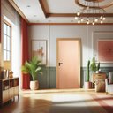 Ver imagem 1 de Kit 3 Folhas de Porta de Madeira Maciça 210x62cm Lisa