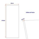 Ver imagem 5 de Kit 3 Folhas de Porta de Madeira Maciça 210x62cm Lisa