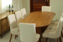Ver imagem 1 de Sala de Jantar 2,40m com 8 Cadeiras com Braço - Royale - Requinte Salas