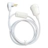 Conjunto iluminação 5 mts fio PP, Interruptor e fio - 1