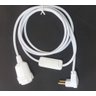 Conjunto iluminação 5 mts fio PP, Interruptor e fio - 4