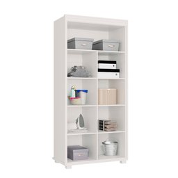 Armário para Lavanderia 2 Portas Branco Plaka Jm Móveis - 3