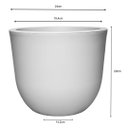 Ver imagem 4 de Vaso para Plantas Redondo Concept Aço Corten N1 Vcrac1- Japi