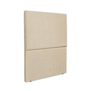 Ver imagem 4 de Cabeceira Estofada Solteiro Luna 90cm Linho Bege