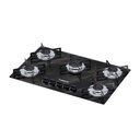 Ver imagem 3 de Kit Balcão para Cooktop Cozinha Kaiki Eliz Ypê com Fogão Cooktop 5 Bocas Ultra Chama Preto Mármore