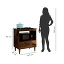 Ver imagem 6 de Kit Balcão para Cooktop Cozinha Kaiki Eliz Ypê com Fogão Cooktop 5 Bocas Ultra Chama Preto Mármore