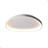 Luminária Lustre Plafon Led Sobrepor Seixos Moderno 3000k 28w Branco - 1