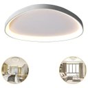 Ver imagem 7 de Luminária Lustre Plafon Led Sobrepor Seixos Moderno 3000k 28w Branco