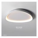 Ver imagem 4 de Luminária Lustre Plafon Led Sobrepor Seixos Moderno 3000k 28w Branco