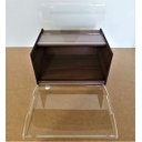 Ver imagem 5 de Porta Pão em Madeira 32cm Tampa em Acrílico com Bandeja