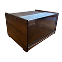 Ver imagem 3 de Porta Pão em Madeira 32cm Tampa em Acrílico com Bandeja