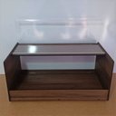 Ver imagem 4 de Porta Pão em Madeira 32cm Tampa em Acrílico com Bandeja