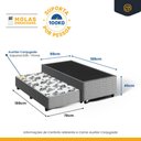 Ver imagem 3 de Bicama Box com Auxiliar de Molas Unique Solteiro 88cm