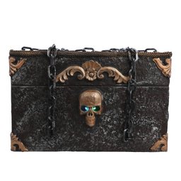Bau Decor Acorrentado Luz Som Movimento 30x46cm - Holloween - 3