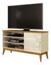Ver imagem 1 de Rack Tv 42 Mdp Madeira Edn Móveis Modelo Vinci 116cm:off White Cedro