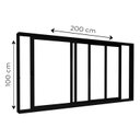 Ver imagem 3 de Janela de Alumínio de Correr 3 Folhas Móveis 100x200cm Lucasa Eccellente