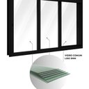 Ver imagem 6 de Janela de Alumínio de Correr 3 Folhas Móveis 100x200cm Lucasa Eccellente