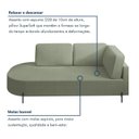 Ver imagem 7 de Sofá Living Orgânico 2 Lugares 165cm Base de Ferro Braço Direito Norten