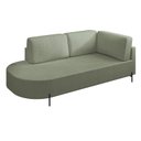 Ver imagem 2 de Sofá Living Orgânico 2 Lugares 165cm Base de Ferro Braço Direito Norten