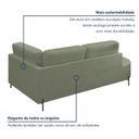 Ver imagem 6 de Sofá Living Orgânico 2 Lugares Bouclé Verde Norten 165cm