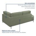 Ver imagem 6 de Sofá Living Orgânico 2 Lugares 165cm Base de Ferro Braço Direito Norten