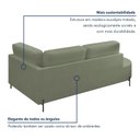 Ver imagem 6 de Sofá Living Orgânico 2 Lugares 165cm Base de Ferro Braço Direito Norten