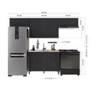 Ver imagem 4 de Armário de Cozinha Modulada Compacta Fidelitá Nara 100% MDF 4 Peças 280cm 10 Portas 2 Gavetas sem