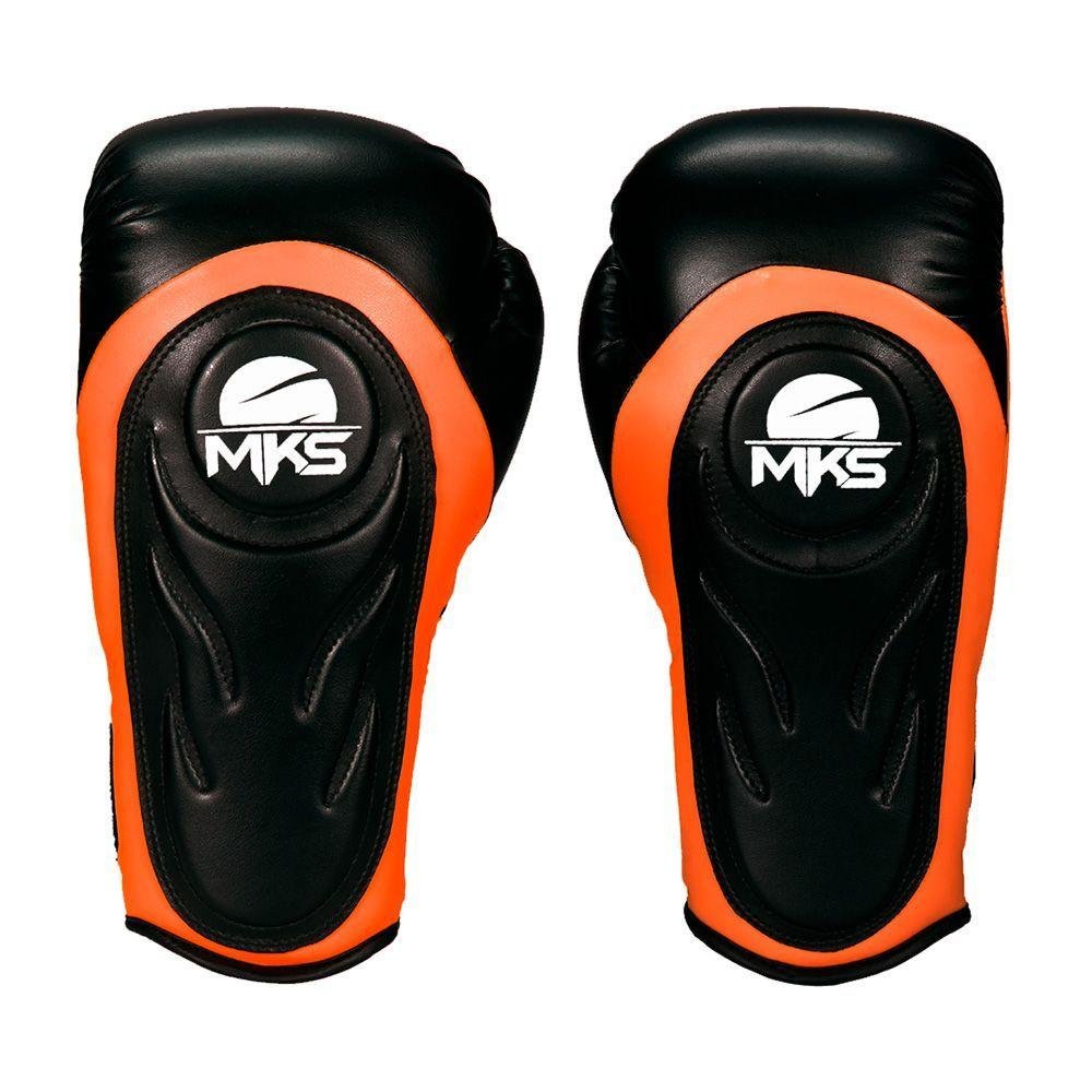Luva de Boxe Mks Contender Neo Orange Tamanho 14 Oz