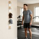 Ver imagem 2 de Kit 4 Suporte Organizador de Bonés de Parede Vertical Quarto - Preto