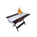 Ver imagem 1 de Caminho de Mesa em Crepe 100% Poliester 35x150cm Branco