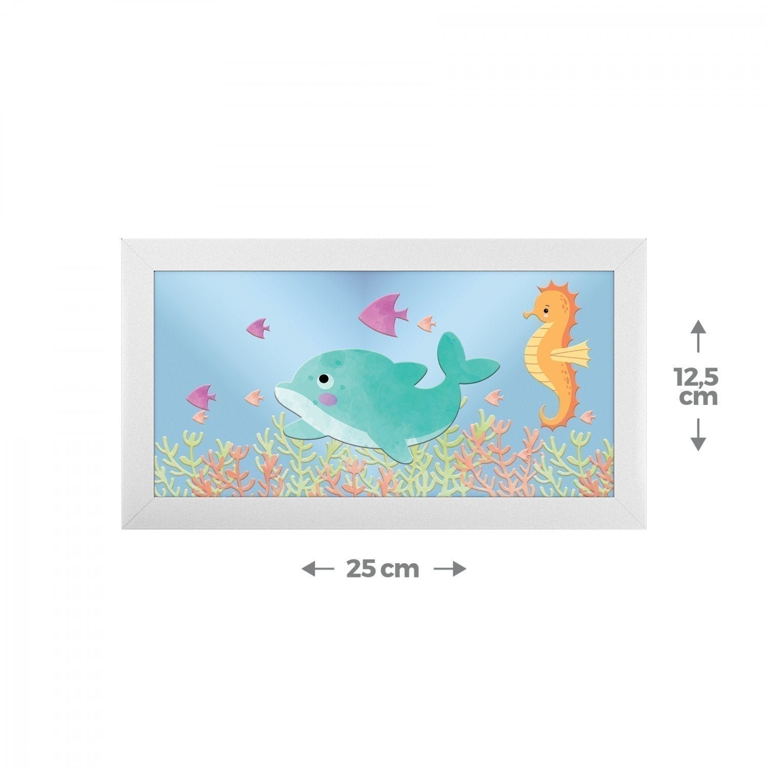Quadro Kids sem Vidro 25x12,5cm Belchior - 3