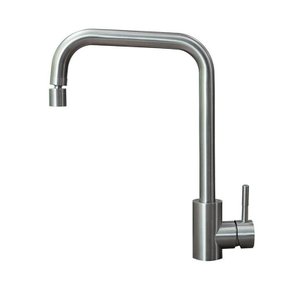 Misturador Monocomando Cozinha Aço Escovado - Debacco 32,5cm