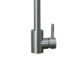 Misturador Monocomando Cozinha Aço Escovado - Debacco 32,5cm - 2