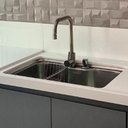 Ver imagem 4 de Misturador Monocomando Cozinha Aço Escovado - Debacco 32,5cm