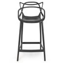 Ver imagem 4 de Kit 4 Banquetas Média Allegra 66cm Design Cozinha/Bancada - Preto