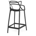 Ver imagem 7 de Kit 4 Banquetas Média Allegra 66cm Design Cozinha/Bancada - Preto