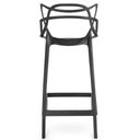 Ver imagem 6 de Kit 4 Banquetas Média Allegra 66cm Design Cozinha/Bancada - Preto
