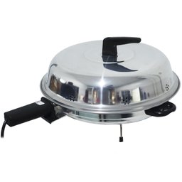 Churrasqueira e Forno Pizza Grill Elétrico 2 em 1 com Tampa e Forma Assadeira Redonda Cotherm - 5