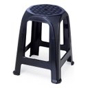 Ver imagem 5 de 04 Banco Banqueta Plástico Preto Plasnorthon 46 Cm Cor Preta