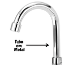 Ver imagem 2 de Torneira Lavatório Banheiro Bica Móvel 1/4v Luxo