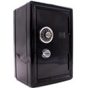 Ver imagem 1 de Mini Cofre com Segredo Senha Chave Dinheiro Joias Preto