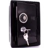 Mini Cofre com Segredo Senha Chave Dinheiro Joias Preto - 6